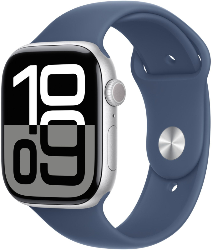 Ремешок Apple Sport Band 46 мм, «деним», M/L