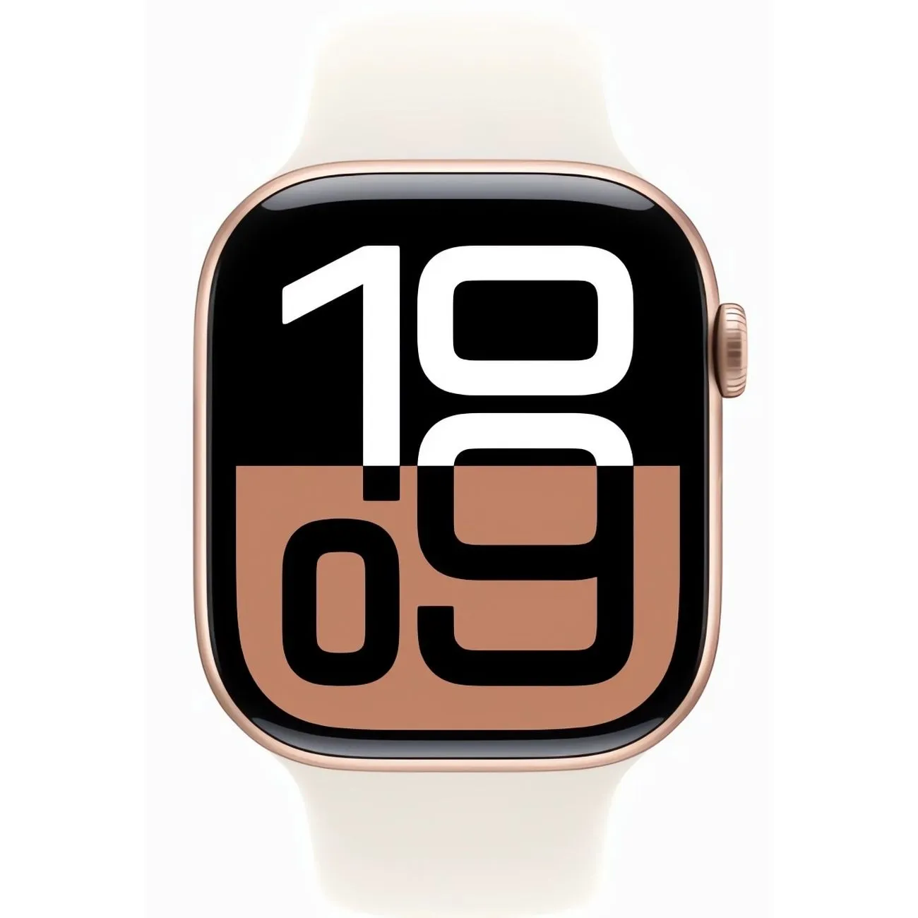 Смарт-часы Apple Watch Series 10 46mm Rose Gold Aluminum Case with Light Blush Sport Band, размер M/L