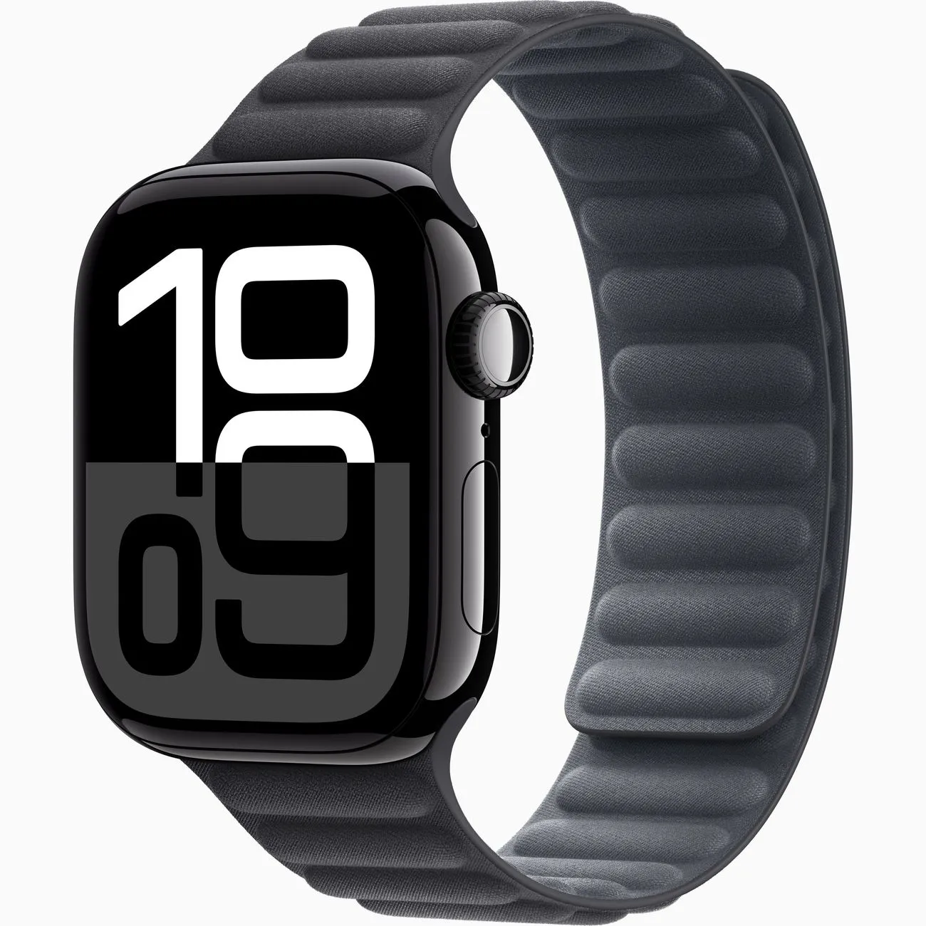 Смарт-часы Apple Watch Series 10 46mm Jet Black Aluminum Case with Black Magnetic Link, размер M/L