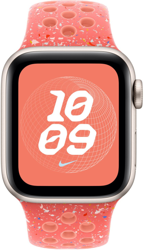 Ремешок Apple 42 мм Nike Sport Band, цвета «волшебная искра/нежная заря», размер S/M