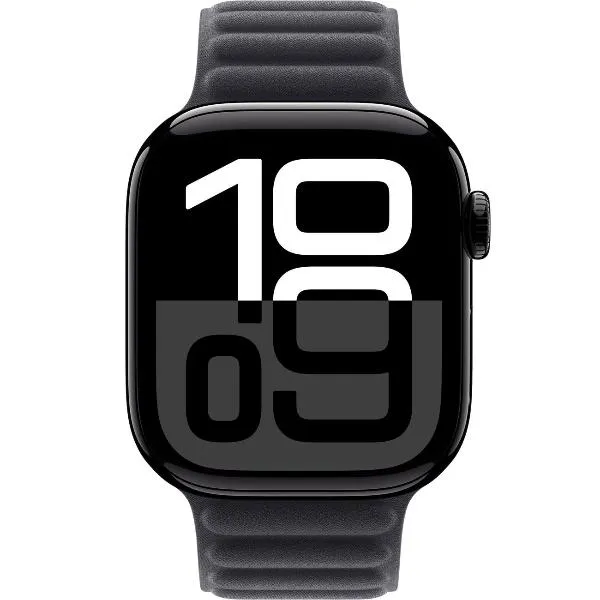 Смарт-часы Apple Watch Series 10 42mm Jet Black Aluminum Case with Black Magnetic Link, размер S/M