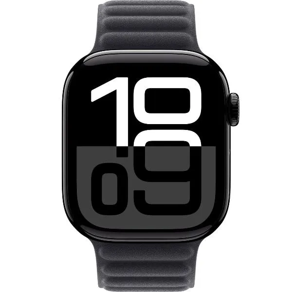 Смарт-часы Apple Watch Series 10 46mm Jet Black Aluminum Case with Black Magnetic Link, размер M/L