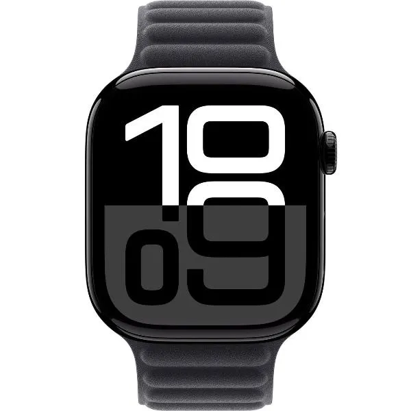 Смарт-часы Apple Watch Series 10 46mm Jet Black Aluminum Case with Black Magnetic Link, размер S/M