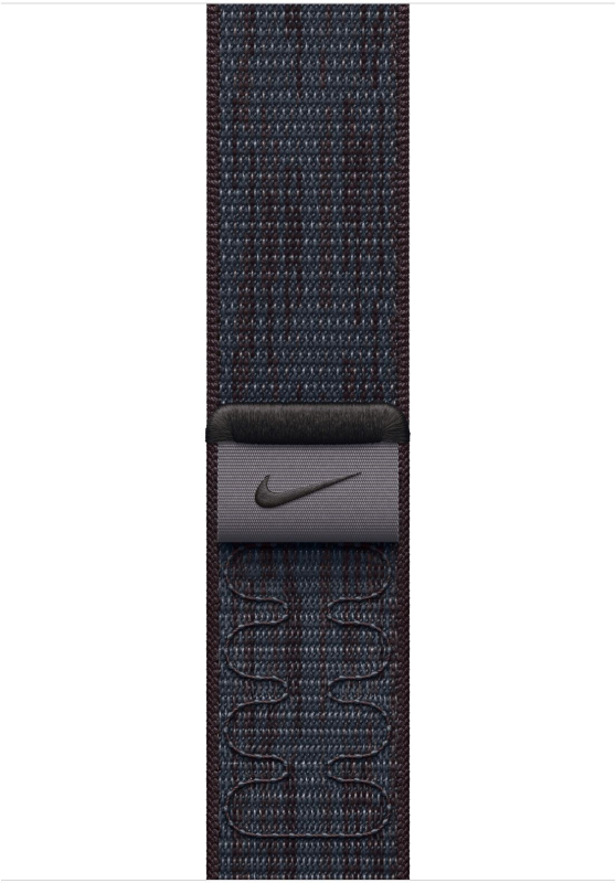 Ремешок Apple Nike Sport Loop 46 мм, черный/синий