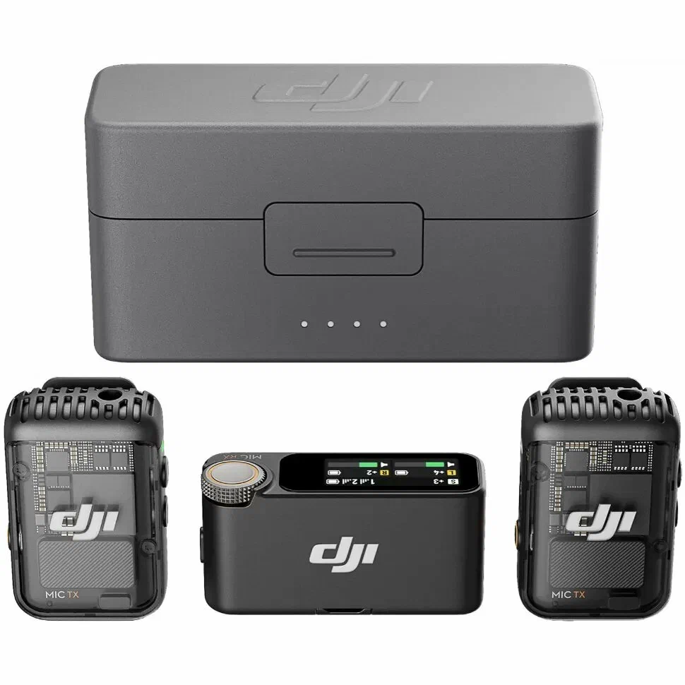 Беспроводной микрофон DJI Mic 2 (2 TX + 1 RX + Charging Case)