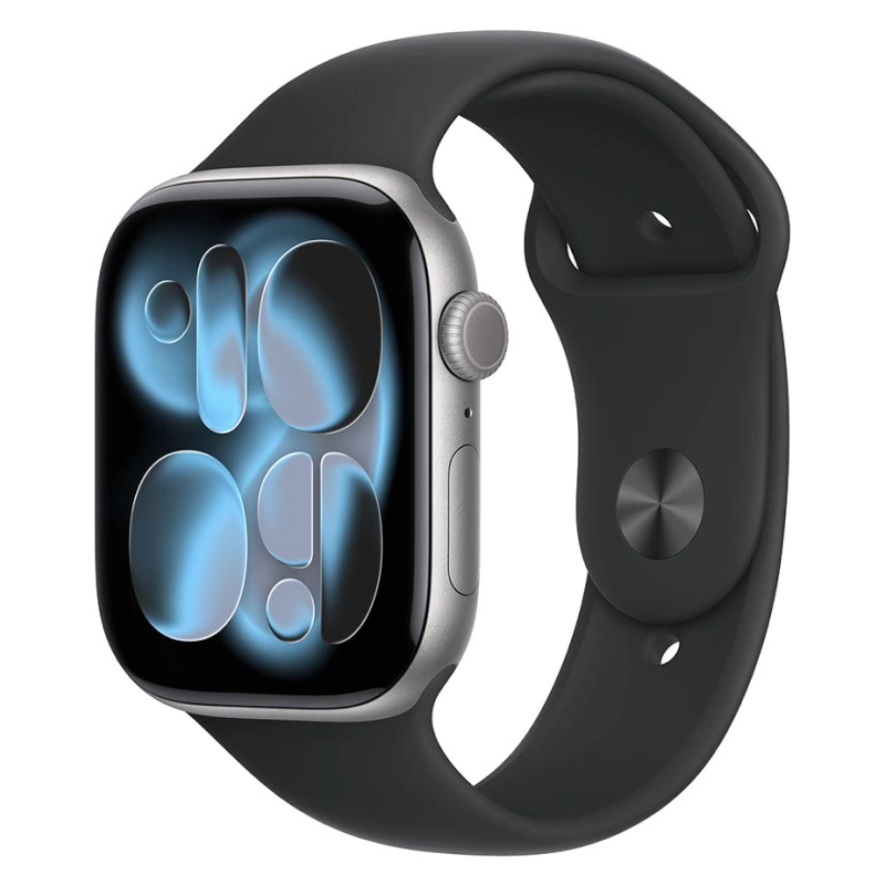 Apple Watch Series 11 42mm GPS Jet Black Aluminum Case Black Sport Band (Черный) S/M