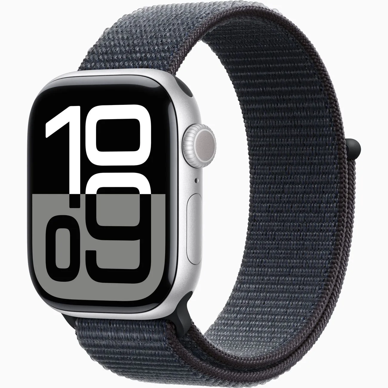 Смарт-часы Apple Watch Series 10 42mm Silver Aluminum Case with Ink Sport Loop, размер Regular