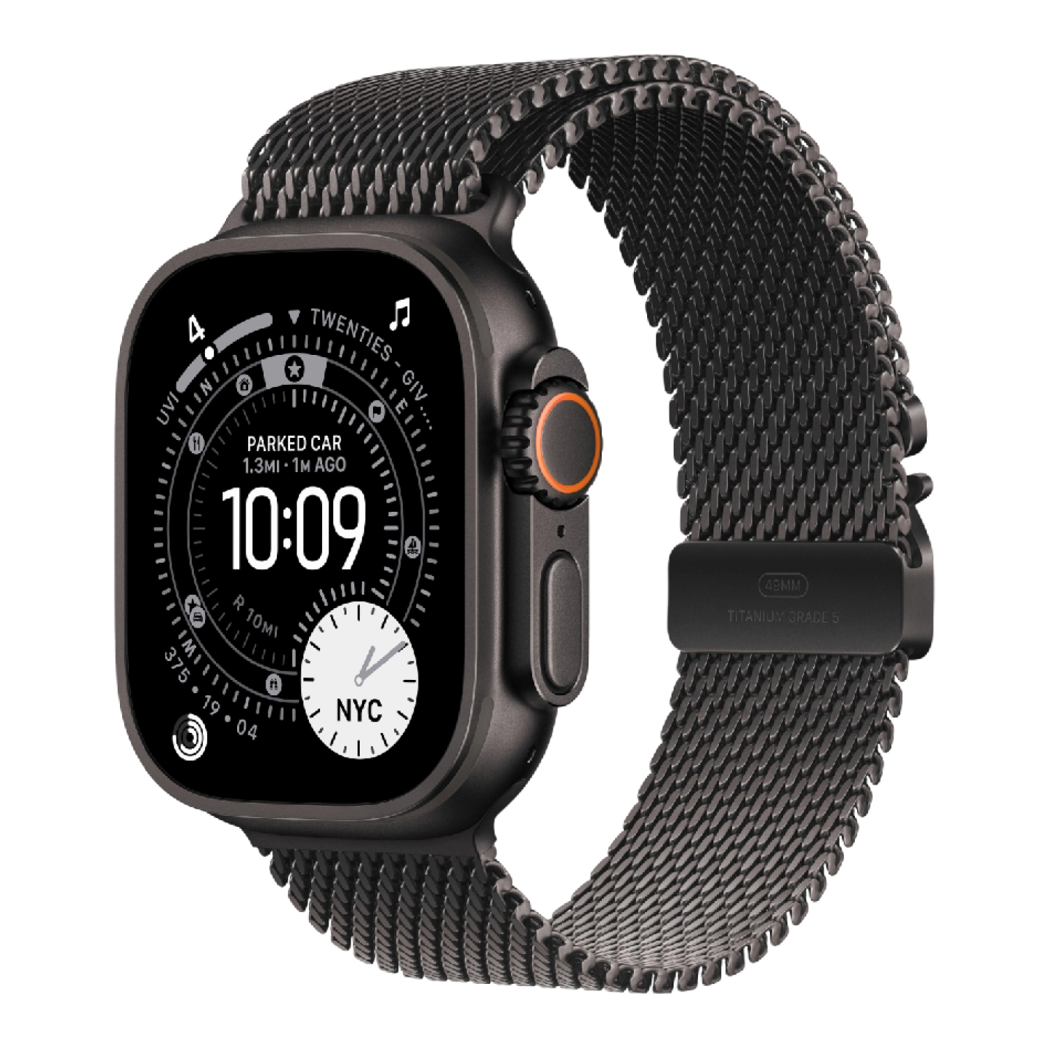 Apple Watch Ultra 3 49mm GPS + Cellular Black Titanium Case Black Ocean Band One Size
