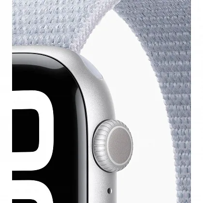 Смарт-часы Apple Watch Series 10 46mm Silver Aluminium Case with Blue Cloud Sport Loop, размер Regular