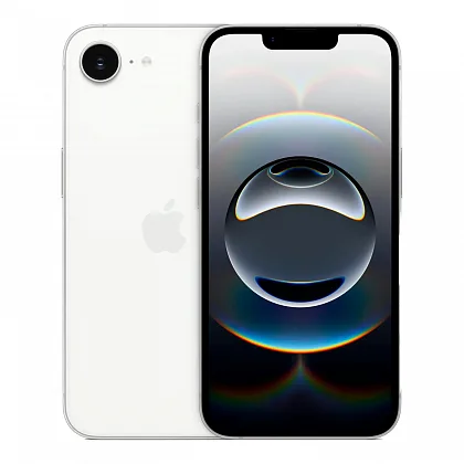 Смартфон Apple iPhone 16e 256 ГБ, белый (1sim + eSim)