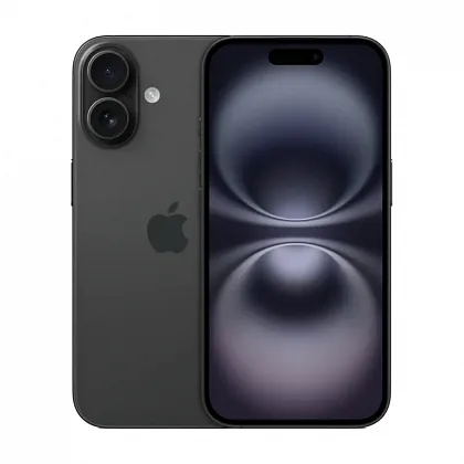 Смартфон Apple iPhone 16 128 ГБ, чёрный (1sim + eSim)
