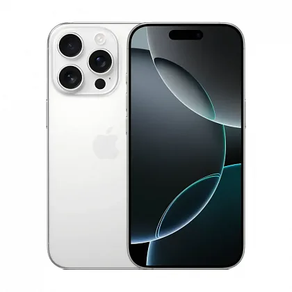 Смартфон Apple iPhone 16 Pro 128 ГБ, белый титан (2sim)