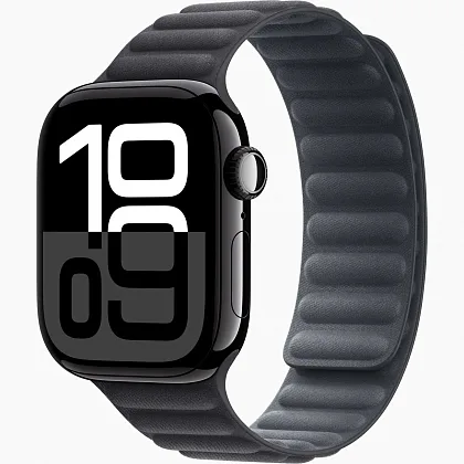 Смарт-часы Apple Watch Series 10 46mm Jet Black Aluminum Case with Black Magnetic Link, размер S/M